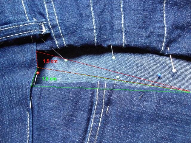 Engordou então aprenda a alargar suas calças