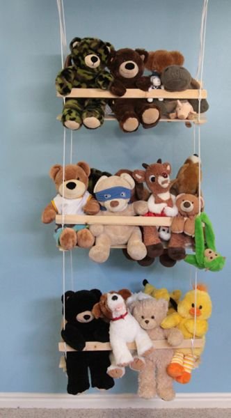 Como fazer um Organizador de Bichos de Pelúcia  - Passo a Passo