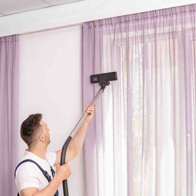 Lembre-se de limpar as cortinas