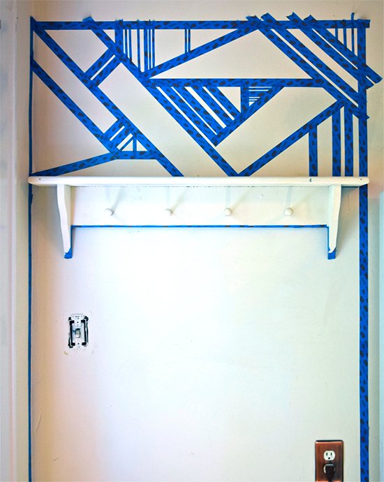 Aprenda a fazer uma pintura geométrica na parede