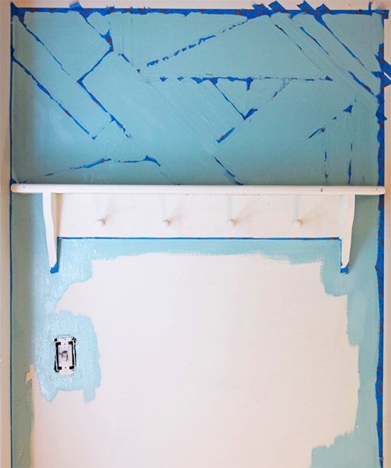 Aprenda a fazer uma pintura geométrica na parede