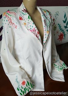 24 ideias criativas para customizar seu casaco blazer + passo a passo