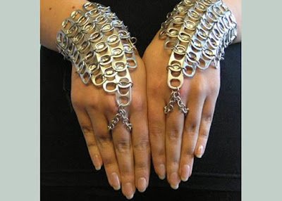 Aprenda : Como fazer bijuterias com lacre de lata de refrigerante - Moda Fashion Sustentável