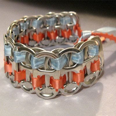 Aprenda : Como fazer bijuterias com lacre de lata de refrigerante - Moda Fashion Sustentável