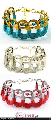 Aprenda : Como fazer bijuterias com lacre de lata de refrigerante - Moda Fashion Sustentável