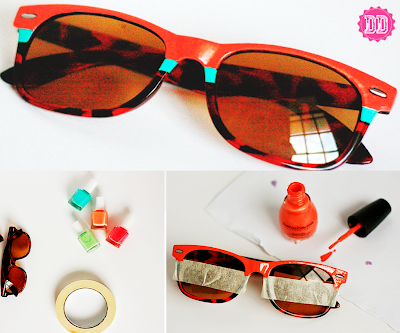 Mais de 20 ideias para customizar seus óculos de sol