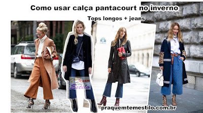 Como usar calça pantacourt no inverno?