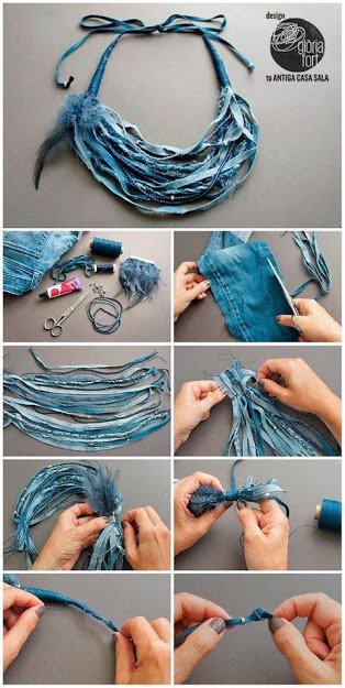 O jeans é um material confortável, prático e amado por todo mundo. Há várias maneiras de reaproveitar aquele jeans antigo jogado no fundo do armário.