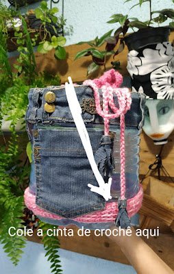  Artesanato com reciclagem - Bolsa de galão de água mineral