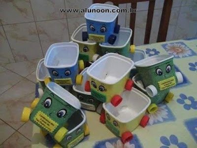 50 ideias de Brinquedos recicláveis para fazer