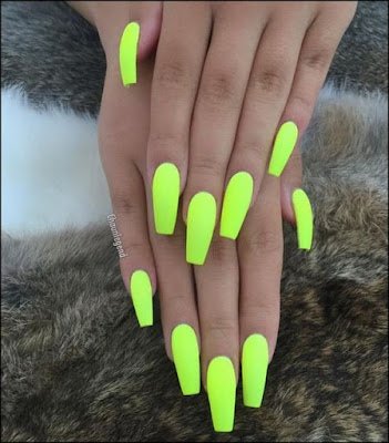 Unhas neon