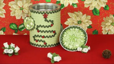 Como fazer enfeites natalinos com latas