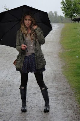 Como ficar estilosa nos dias de chuva.