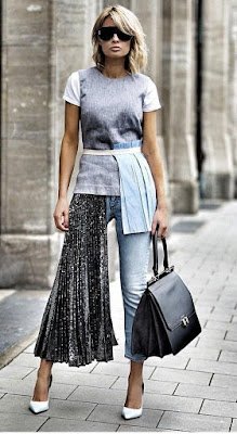 Lindas ideias de jeans desconstruído para você se inspirar e favoritar 