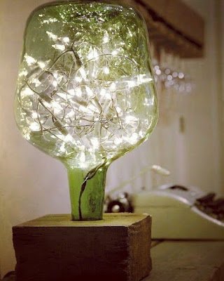 Como reaproveitar as luzes de natal na decoração