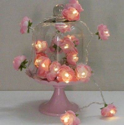 Como reaproveitar as luzes de natal na decoração