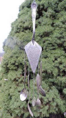 Artesanatos feitos com talheres antigos