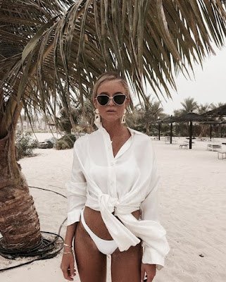  como usar camisa social na praia