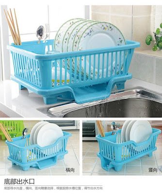 Escorredores de louça na decoração da cozinha