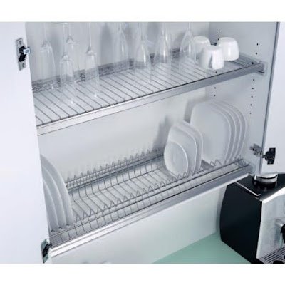 Escorredores de louça na decoração da cozinha