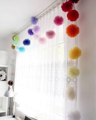 Decoração com Pompons - Customize sua casa