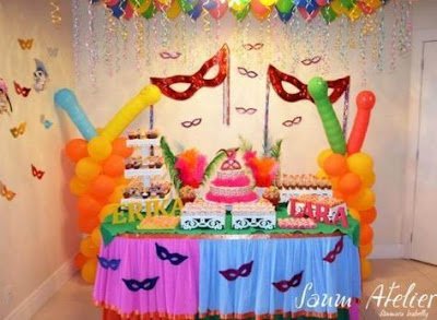 Como decorar a casa para o carnaval.