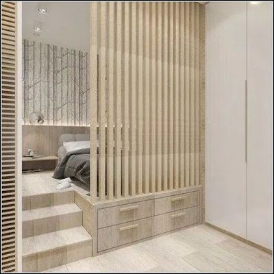 Camas suspensas e elevadas na decoração de quartos pequenos