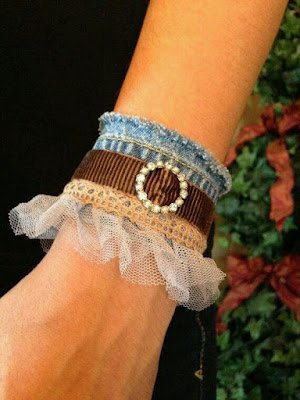 Ideias de Pulseiras e braceletes feitas com material reciclado
