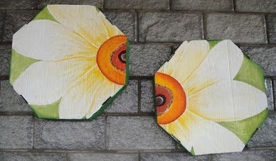 Artesanato com caixa de pizza