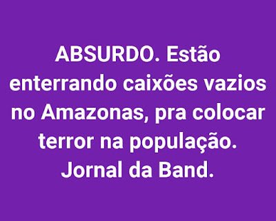 Fake News: É falso que caixões vazios estão sendo enterrados no Amazonas