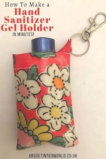 Ideias para fazer capinha chaveiro de álcool gel com passo a passo