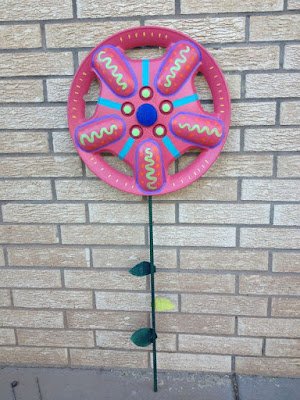 Transforme calotas velhas de carro em artesanato