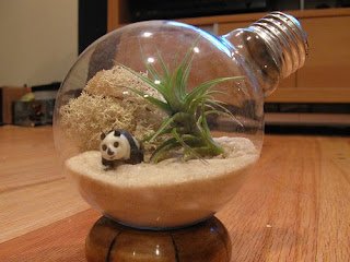 ideias de como reaproveitar lâmpadas queimadas