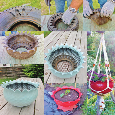 40 ideias de vasos com material reciclado para plantas