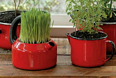 40 ideias de vasos com material reciclado para plantas