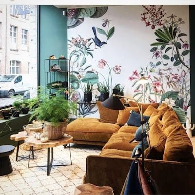 10 dicas de como decorar a casa com papel de parede verde.