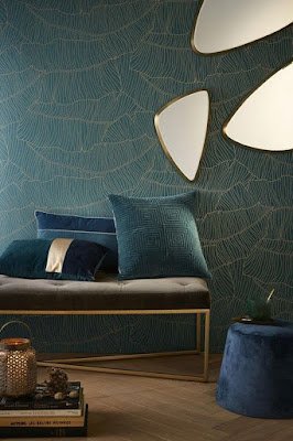 10 dicas de como decorar a casa com papel de parede verde.