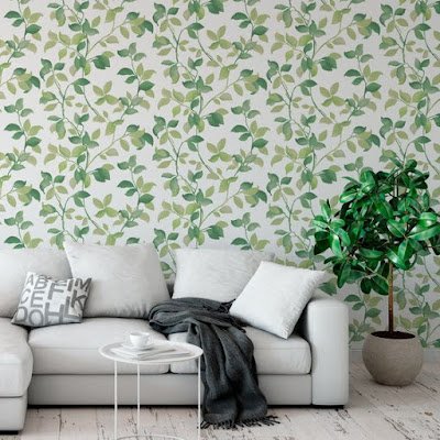 10 dicas de como decorar a casa com papel de parede verde.
