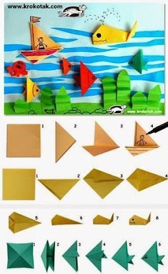 Como fazer  com origami