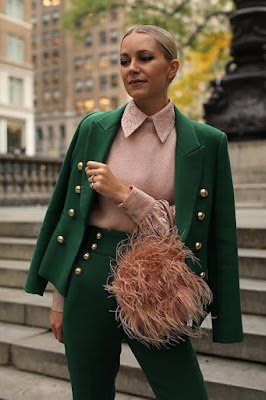 Blazer colorido é hit na moda de inverno.