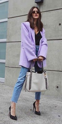 Blazer colorido é hit na moda de inverno.