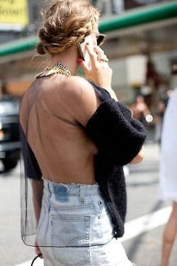 Como usar  transparência em seus look's  