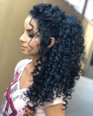 Penteados para cabelos crespos e cacheados