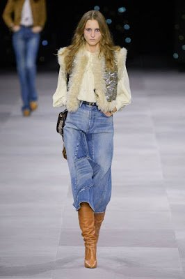 Como usar saia jeans no inverno