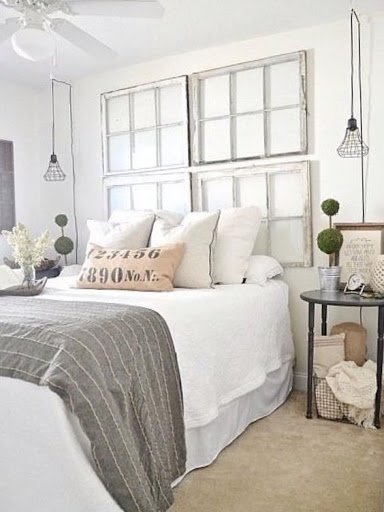 Usando janelas velhas na decoração