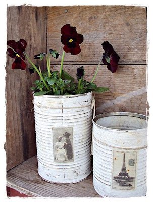 Decoração com latas