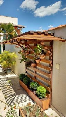 ideias para a decoração de seu jardim usando paletes