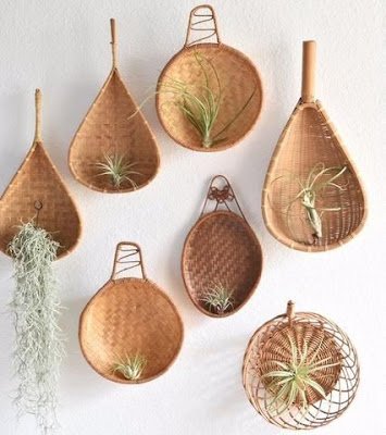 ideias incríveis de como decorar a casa com cestos