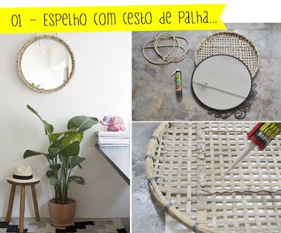 Mais de 15 deias  diy com espelhos