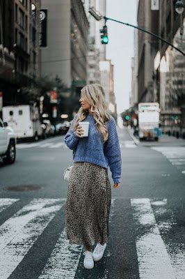 Look de inverno com vestido